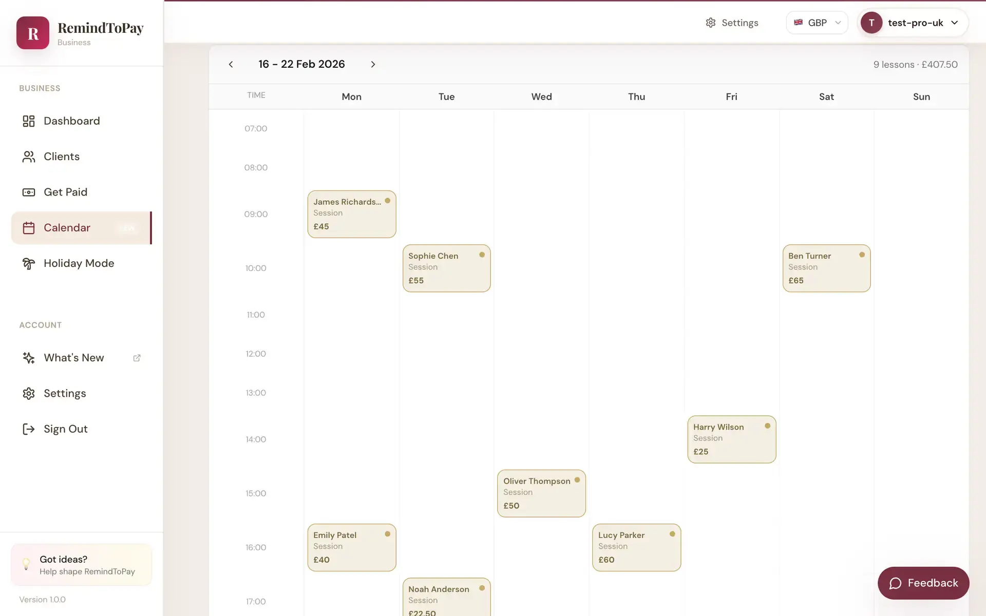 Your Week, Organised